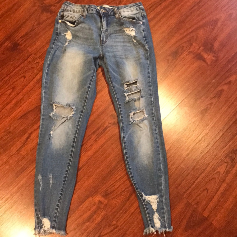 Kancan distressed jeans